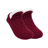 Cozy Non-Slip Winter Socks for Women & Men – Warm Fleece-Lined Home Slipper Socks