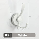 Gancho de ventosa de metal, ganchos de ventosa de baño de gran resistencia al vacío, soporte de toalla impermeable, colgador de pared reutilizable de acero inoxidable