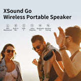 Portable Waterproof Bluetooth Speaker with Deep Bass & 24-Hour Playtime