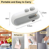 Mini selladora térmica portátil: máquina selladora de bolsas portátil para envasado de alimentos