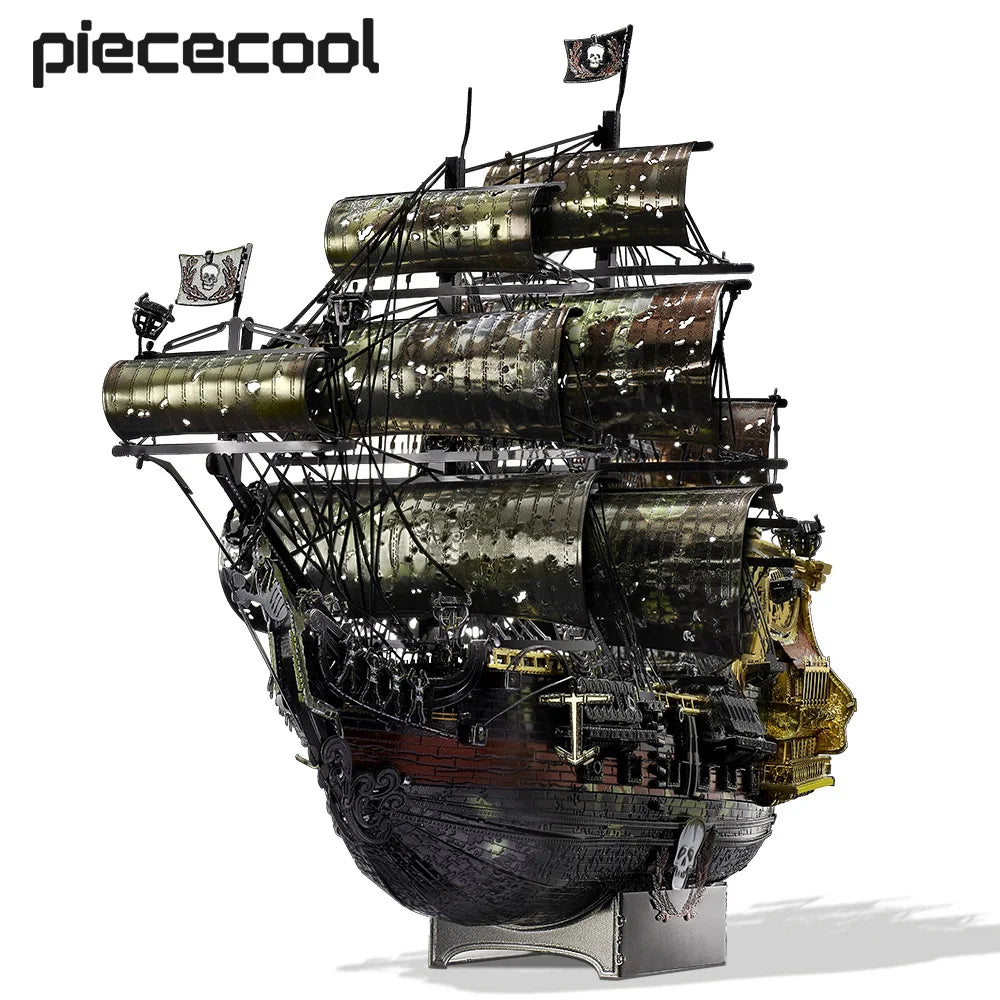 3D Metal Puzzle - Queen Anne's Revenge Pirate Ship Model Kit