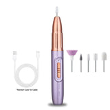 Cordless Electric Nail Drill for Manicure & Pedicure – 4 Speed Settings, Low Noise, Portable Nail Art Tool