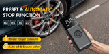 Portable Wireless Tire Inflator with Digital Display (150 PSI)