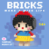 Disney & Sanrio Character Building Blocks Set - 108 Style Stitch & Hello Kitty Collection