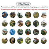 Proyector de luz nocturna con forma de dinosaurio y tiburón: linterna divertida y educativa para niños