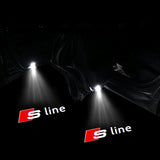 Audi Logo LED Door Projector Lights – Laser Welcome Lights for S/RS/Q Series (Pair)