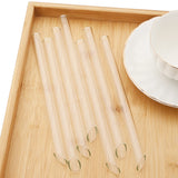 Durable High Borosilicate Glass Drinking Straws – Reusable & Eco-Friendly