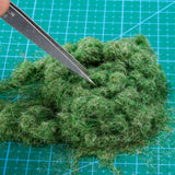 Césped estático en polvo de 3 mm, material de nailon para flocado, para construir modelos de mesas de arena, maquetas, maquetas, dioramas, 30 g/60 g