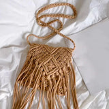 Bohemian Straw Flap Handbag for Women – Versatile, Stylish Summer Tote