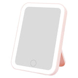 USB Rechargeable LED Makeup Mirror with Touch Screen & Adjustable Lighting
