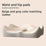 Memory Foam Car Seat Cushion - Universal Lumbar & Buttock Support Pillow