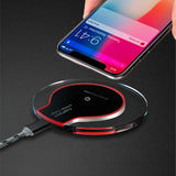 Cargador inalámbrico rápido de 100 W: cargador ultrafino de alta velocidad para iPhone y Android