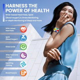 2.03" Smart Fitness Watch with Bluetooth Calling, Heart Rate & SpO2 Monitoring, 100+ Sports Modes