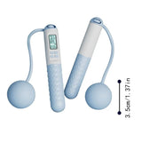 Smart Ropeless Jump Rope with Counter and Weighted Handles