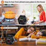 Temporizador de cocina digital: temporizador de cuenta regresiva LCD para cocinar, trabajar y estudiar