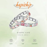 Hologram Geometric Stainless Steel Bracelet for Women – Classic, Stylish Link Chain Design