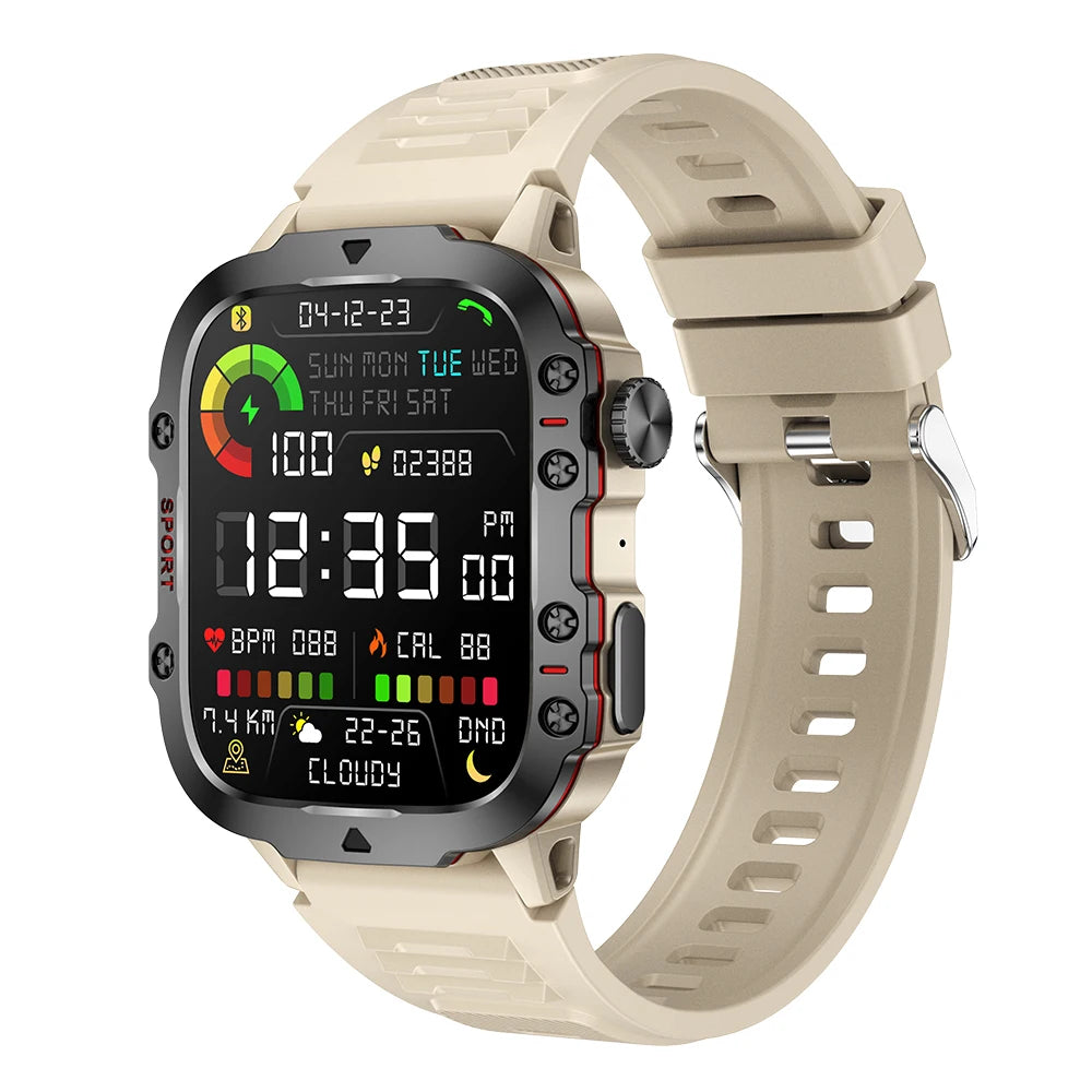 Reloj inteligente atrevido y elegante con seguimiento avanzado de la salud 