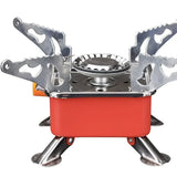 Portable Windproof Camping Stove - Compact Folding Gas Burner for Outdoor Cooking