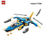 NINJAGO Lightning Jet EVO Building Set – Jay’s Upgradeable Airplane Toy