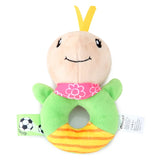 Plush Elephant Baby Rattle Toy – Soft Teether & Musical Hand Bell for Newborns