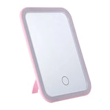 LED Touch Screen Makeup Mirror with 3 Light Modes – USB Rechargeable & Portable