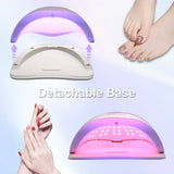 Professional UV LED Nail Lamp – High-Power 81 Bead Gel Polish Dryer for Salon & Home Use