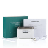 2-in-1 Automatic Electric Nail Clipper & Polisher - USB Rechargeable with LED Light