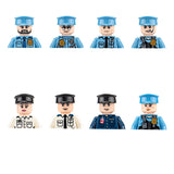 Mini Action Figures Set with Weapons – Compatible with Lego Building Blocks