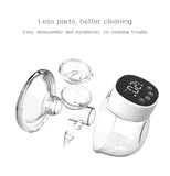 Extractor de leche eléctrico portátil, sin BPA, capacidad de 180 ml, 3 modos y 9 marchas, recargable por USB