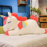 Rainbow Unicorn Plush Toy - Soft Stuffed Animal Pillow for Girls & Adults