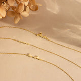 Customized Name Bracelet for Women – 316L Stainless Steel Gold Personalized Letter Jewelry