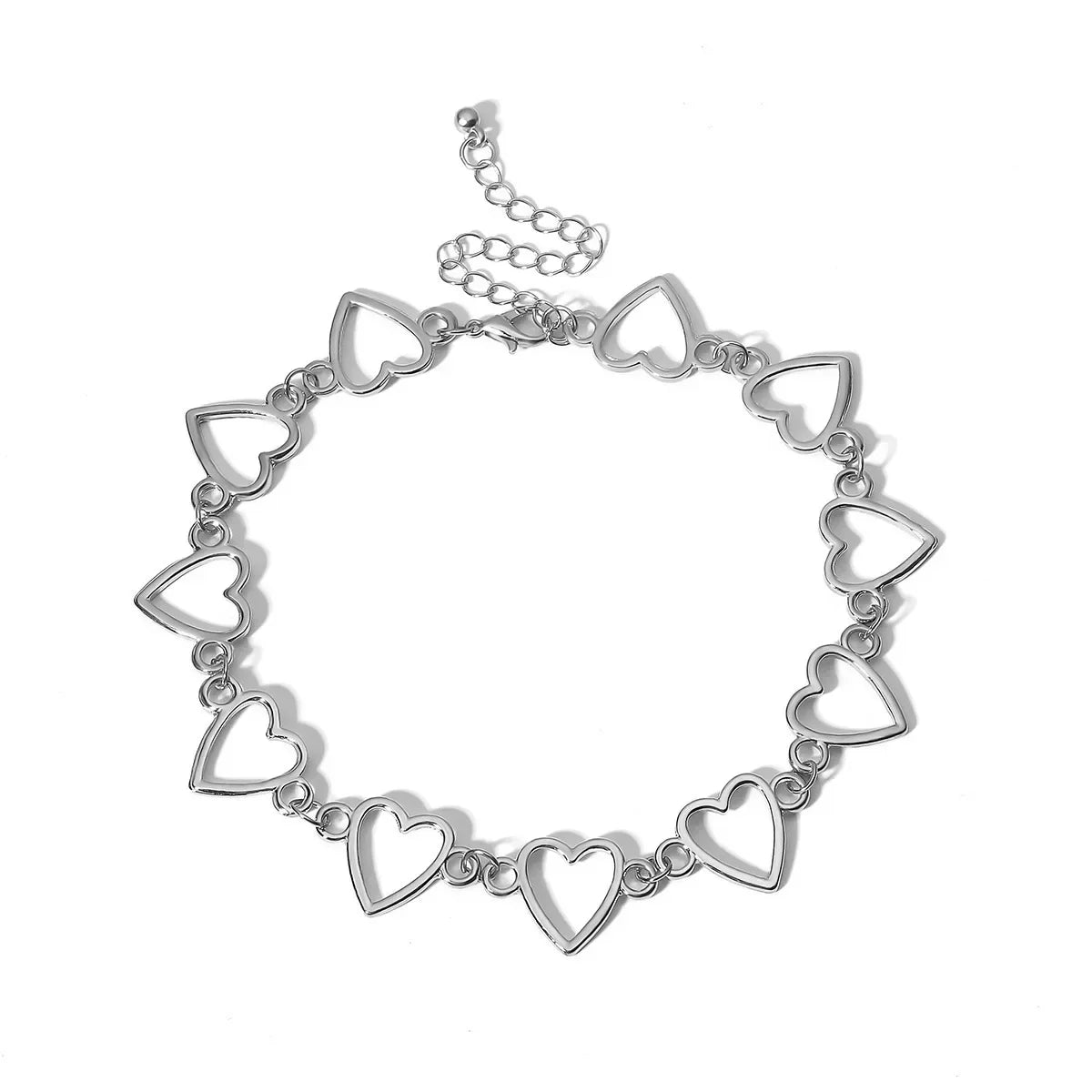 Collar con colgante de mariposa de plata: elegante joyería de inspiración punk para mujeres