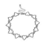 Collar con colgante de mariposa de plata: elegante joyería de inspiración punk para mujeres