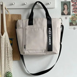 Bolso de mano informal de nailon para mujer: bolso de hombro elegante y duradero