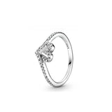 Elegant Unisex Zircon Silver Ring – Timeless Design for Daily Wear & Special Occasions