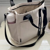 Bolso de mano informal de nailon para mujer: bolso de hombro elegante y duradero