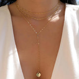 Collar con colgante de candado bohemio: joyería llamativa de inspiración vintage para mujeres