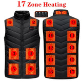 Men’s Heated Vest – USB Electric Warming Jacket with Turtleneck for Winter Outdoors