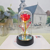24K Foil Plated Rose Gold Artificial Rose – Everlasting Valentine’s Day & Wedding Decor
