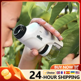 Handheld Pocket Microscope – 60–120X Portable Educational Microscope for Kids