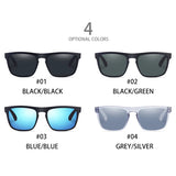 Gafas de sol polarizadas cuadradas vintage: gafas retro con protección UV400 para hombres y mujeres