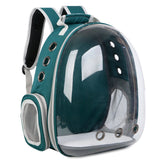 Transparent Capsule Cat Carrier Backpack – Breathable Travel Bag for Small Pets