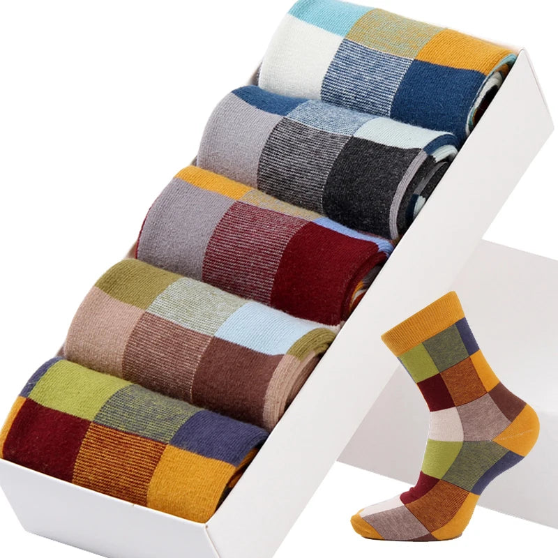 Men’s Cotton Crew Socks – Breathable, Comfortable & Stylish