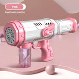 Automatic Bubble Gun for Kids - Electric Bubble Blower with Lights for Outdoor Parties