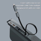 3-in-1 USB Hub Docking Station for Tesla Model 3/Y with Wireless Charging