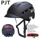 USB Rechargeable Bike Helmet with LED Tail Light - Lightweight MTB/Road Cycling Helmet