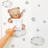 Cute Animal Wall Stickers – Removable PVC Decals for Kids' Rooms, Nursery & Home Decor