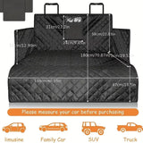 Waterproof Dog Car Trunk Cover – Universal SUV Cargo Liner for Pet Travel Protection