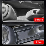 Car Armrest Storage Box with Cushion – ABS Console Organizer for VW UP (2013–2021)