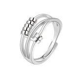Trendy Geometric Spinner Ring for Women – Fashion Statement Cocktail Jewelry